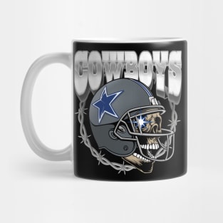 skull football Mug